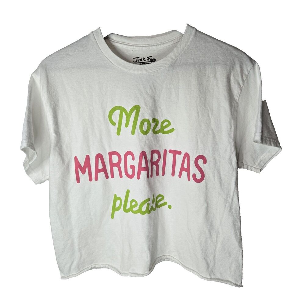 Junk Food More Margaritas Please Short Sleeve T Small